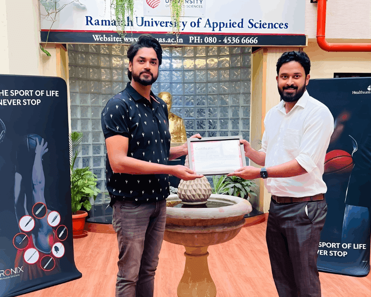 Certification at Ramaiah University of Applied Sciences