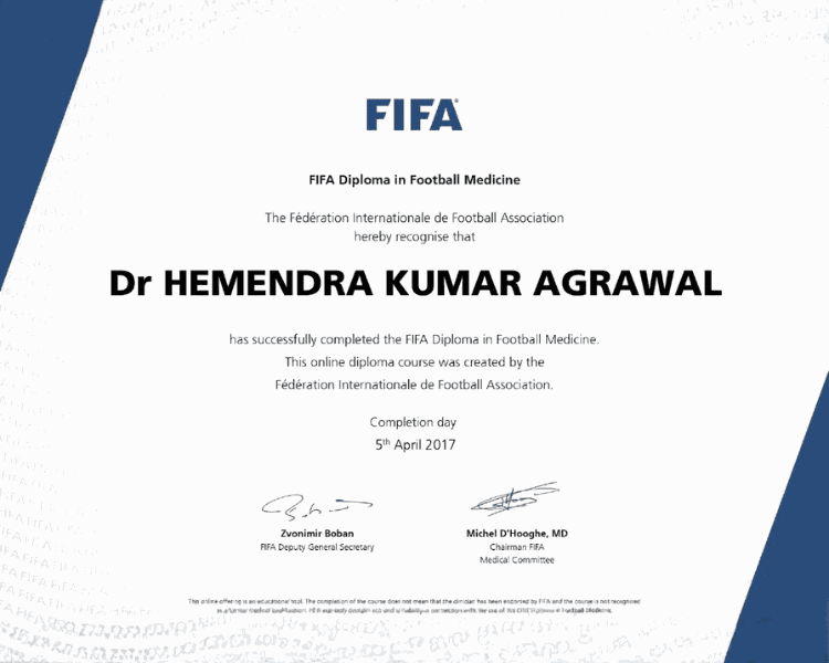 FIFA Diploma in Football Medicine