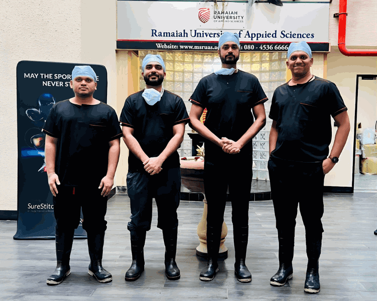 Hands-on surgical skills workshop, Ramaiah University
