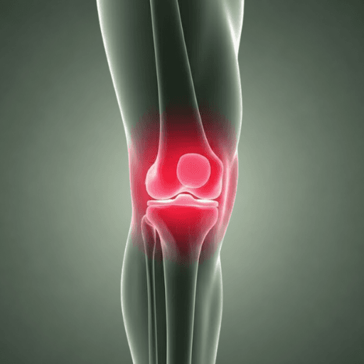 Knee joint illustration