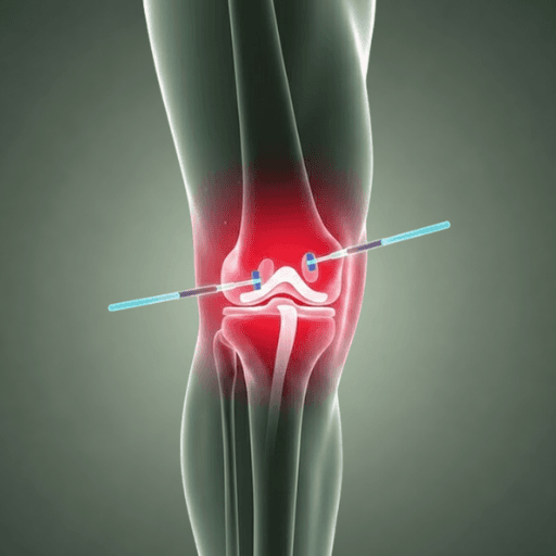Knee joint illustration